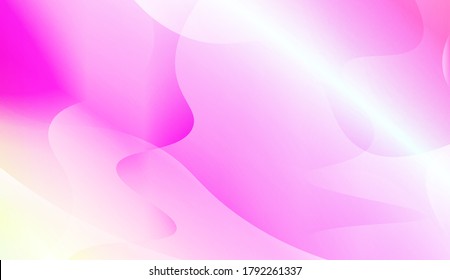 Geometric Wave Shape with Colorful Gradient Color Background Wallpaper. Vector Illustration