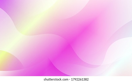 Forma de onda geométrica con fondo de fondo de color gradiente colorido. Ilustración vectorial