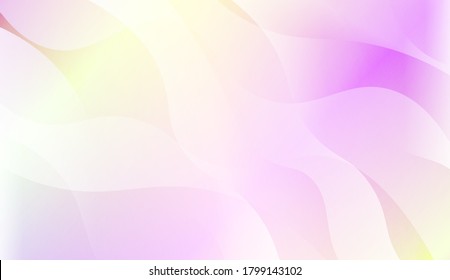 Geometric Wave Shape with Colorful Gradient Color Background Wallpaper. Vector Illustration