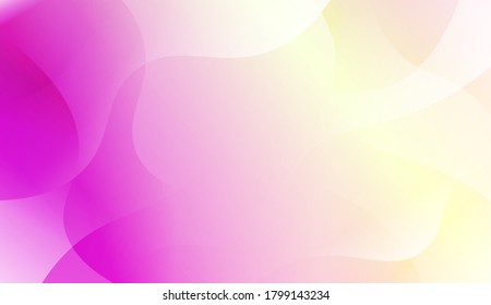 Geometric Wave Shape with Colorful Gradient Color Background Wallpaper. Vector Illustration