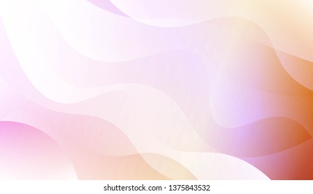 Geometric Wave Shape with Gradient Blurred Abstract Background. For Greeting Card, Flyer, Poster, Brochure, Banner Calendar. Vector Illustration