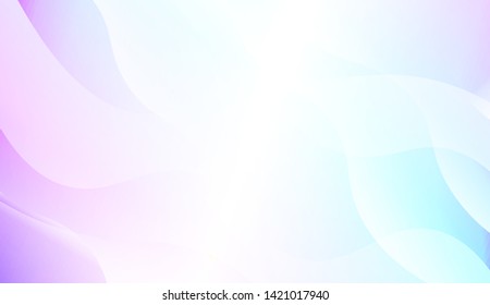 Geometric Wave Shape with Gradient Blurred Abstract Background. For Greeting Card, Flyer, Poster, Brochure, Banner Calendar. Vector Illustration