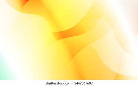 Geometric Wave Shape with Gradient Blurred Abstract Background. For Greeting Card, Flyer, Poster, Brochure, Banner Calendar. Vector Illustration