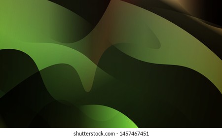 Geometric Wave Shape with Gradient Blurred Abstract Background. For Greeting Card, Flyer, Poster, Brochure, Banner Calendar. Vector Illustration