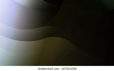 Geometric Wave Shape with Gradient Blurred Abstract Background. For Greeting Card, Flyer, Poster, Brochure, Banner Calendar. Vector Illustration