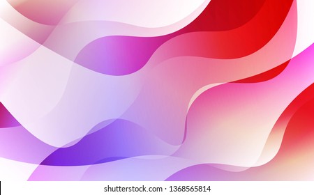 Geometric wave shape with Smooth Abstract Colorful Gradient Backgrounds. For Brochure, Banner, Wallpaper, Mobile Screen. Vector Illustration