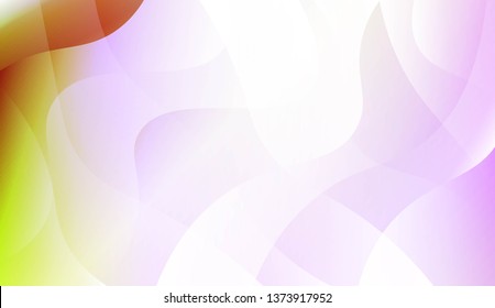 Geometric wave shape with Smooth Abstract Colorful Gradient Backgrounds. For Brochure, Banner, Wallpaper, Mobile Screen. Vector Illustration