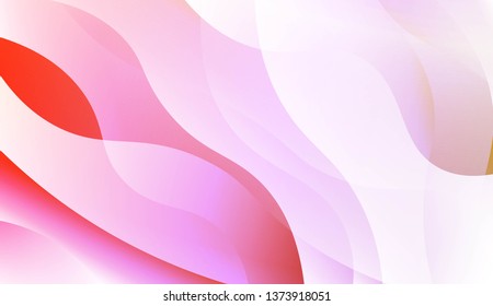 Geometric wave shape with Smooth Abstract Colorful Gradient Backgrounds. For Brochure, Banner, Wallpaper, Mobile Screen. Vector Illustration