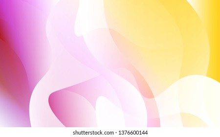 Geometric wave shape with Smooth Abstract Colorful Gradient Backgrounds. For Brochure, Banner, Wallpaper, Mobile Screen. Vector Illustration