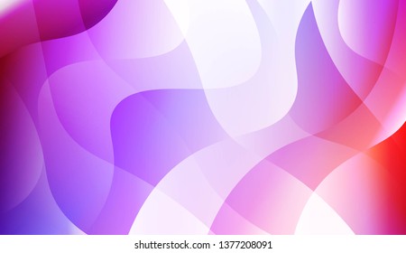 Geometric wave shape with Smooth Abstract Colorful Gradient Backgrounds. For Brochure, Banner, Wallpaper, Mobile Screen. Vector Illustration
