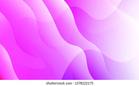 Geometric wave shape with Smooth Abstract Colorful Gradient Backgrounds. For Brochure, Banner, Wallpaper, Mobile Screen. Vector Illustration