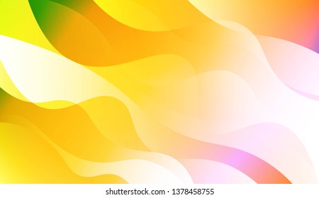 Geometric wave shape with Smooth Abstract Colorful Gradient Backgrounds. For Brochure, Banner, Wallpaper, Mobile Screen. Vector Illustration