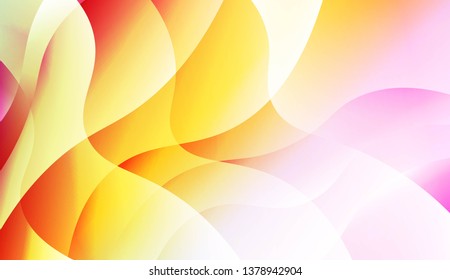 Geometric wave shape with Smooth Abstract Colorful Gradient Backgrounds. For Brochure, Banner, Wallpaper, Mobile Screen. Vector Illustration