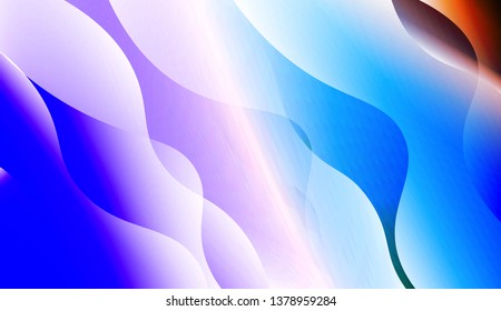 Geometric wave shape with Smooth Abstract Colorful Gradient Backgrounds. For Brochure, Banner, Wallpaper, Mobile Screen. Vector Illustration