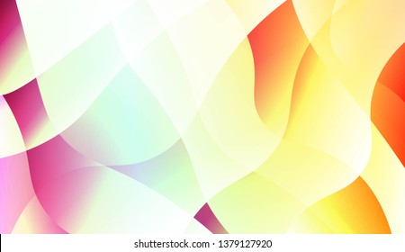 Geometric wave shape with Smooth Abstract Colorful Gradient Backgrounds. For Brochure, Banner, Wallpaper, Mobile Screen. Vector Illustration