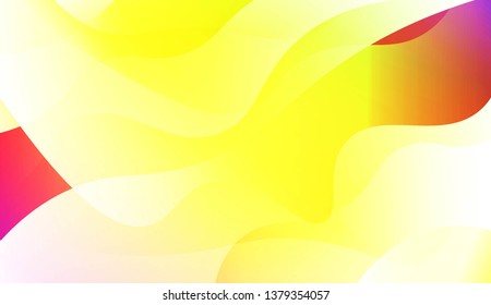 Geometric wave shape with Smooth Abstract Colorful Gradient Backgrounds. For Brochure, Banner, Wallpaper, Mobile Screen. Vector Illustration
