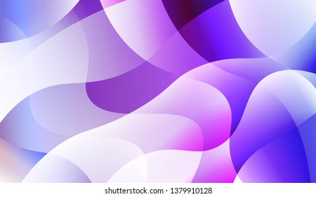 Geometric wave shape with Smooth Abstract Colorful Gradient Backgrounds. For Brochure, Banner, Wallpaper, Mobile Screen. Vector Illustration