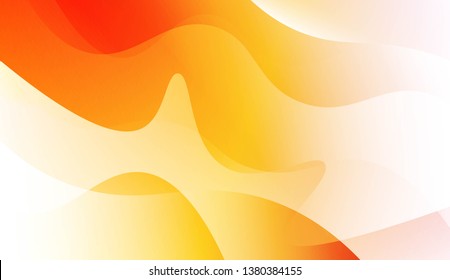 Geometric wave shape with Smooth Abstract Colorful Gradient Backgrounds. For Brochure, Banner, Wallpaper, Mobile Screen. Vector Illustration
