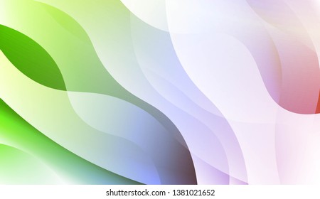 Geometric wave shape with Smooth Abstract Colorful Gradient Backgrounds. For Brochure, Banner, Wallpaper, Mobile Screen. Vector Illustration