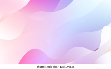 Geometric wave shape with Smooth Abstract Colorful Gradient Backgrounds. For Brochure, Banner, Wallpaper, Mobile Screen. Vector Illustration
