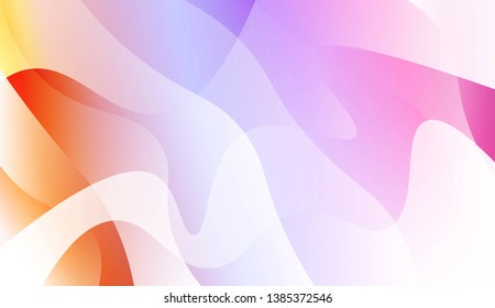 Geometric wave shape with Smooth Abstract Colorful Gradient Backgrounds. For Brochure, Banner, Wallpaper, Mobile Screen. Vector Illustration
