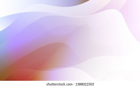 Geometric wave shape with Smooth Abstract Colorful Gradient Backgrounds. For Brochure, Banner, Wallpaper, Mobile Screen. Vector Illustration
