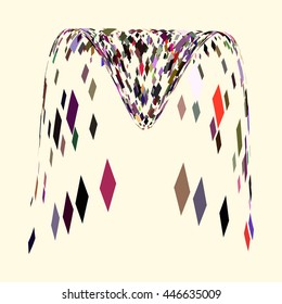 Geometric wave vector pattern. Modern stylish texture for Design, Website, Background, Banner