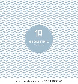 Geometric wave, wavy, chevron pattern pastel color abstract background. Vector illustration