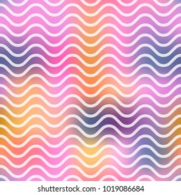 Geometric waves seamless pattern