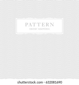 Geometric waves seamless pattern. Light collection. Abstract textured background design. Vector illustration for minimalistic design. Modern elegant wallpaper.