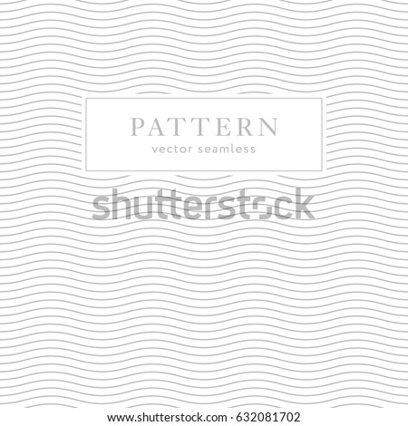 Geometric waves seamless pattern. Light collection. Abstract textured background design. Vector illustration for minimalistic design. Modern elegant wallpaper.