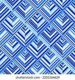 Geometric wavy abstract pattern. Polygonal square background.