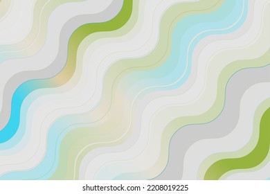 Geometric wavy stripes abstract tech minimal background. Vector design