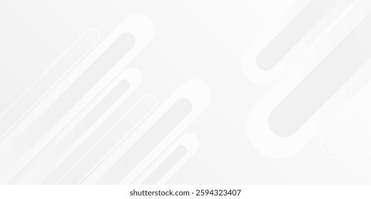 Geometric white background. Minimal geometric white light background simple design