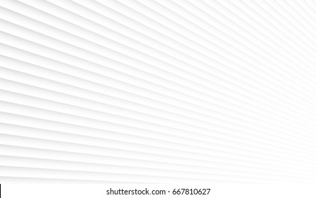 Geometric white background. Panel on the wall in perspective
