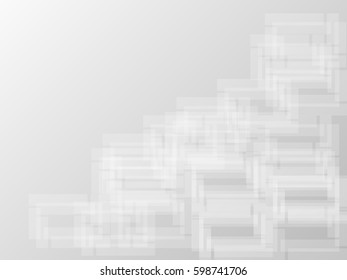 geometric white gray abstract vector background