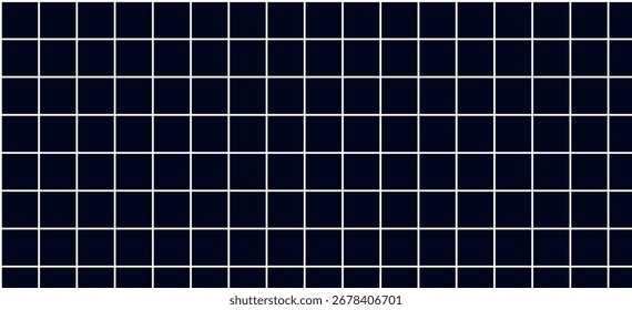 Padrão de grade branca geométrica em plano de fundo escuro.