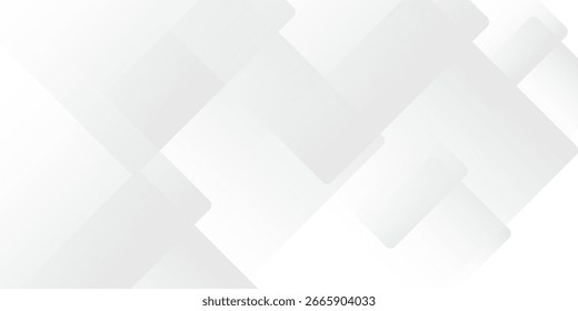 Diseño abstracto de fondo de luz blanca geométrica. Patrón de Anuncio de Vector moderno