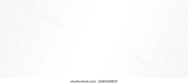 Projeto geométrico abstrato de fundo de sombra de luz branca. Limpe a superfície branca.