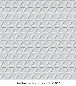 Geometric white pattern. Vector illustration