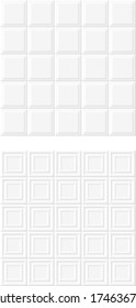 geometric white squares 