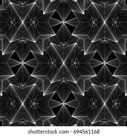 Geometric Wire Line Structure Vector 