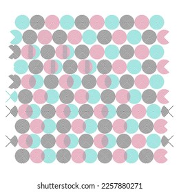 Geometric Wonder: A Bold and Beautiful Line and Shape-Based Pattern Design