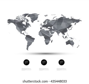 Geometric world map