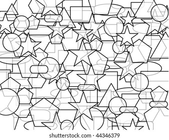 Geometric world outlines