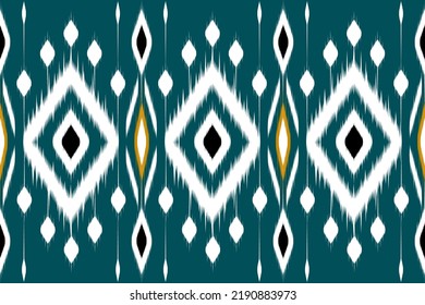 Geometric yarn ethnic oriental seamless pattern traditional design for background,Capet,clothing,fabric,wallpaper,wrapping, Vector illustration abstract style