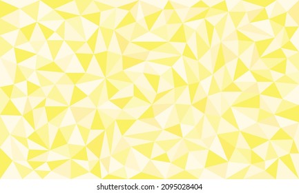 Geometric yellow abstract pattern background. Triangle shape copy space template for text, banner, flyer, brochure, presentation, cover, or poster