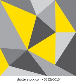 Geometrisches Gelb und Grau