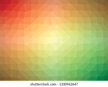 Geometric  yellow, red and orange gradient background.