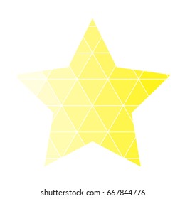 Geometric Yellow Star.